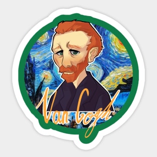 van gogh Sticker